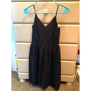 Black Dress - Laser Cut Detail